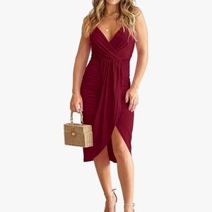 Elegant Red Women's Dress